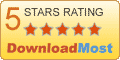 5 Star Award - DownloadMost.com